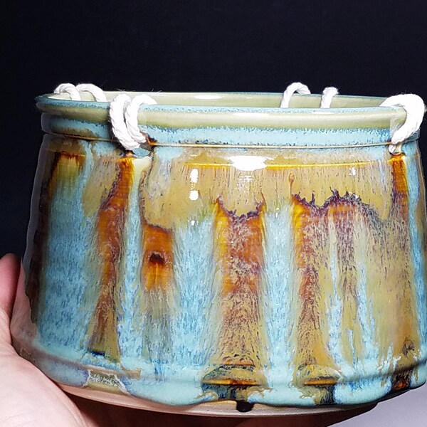 Hanging Pottery Planter Etsy