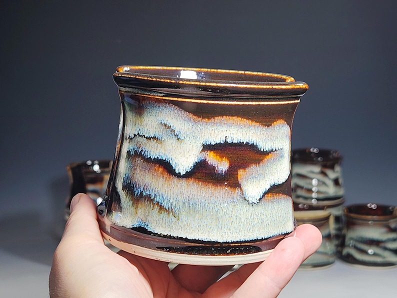 Hand Thrown Pottery Sponge Holder, Kitchen Sink Ceramic Sponge Holder, Rustic, Handmade, Each zdjęcie 4