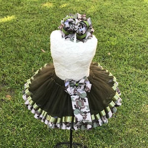 Camo ribbon skirt discount