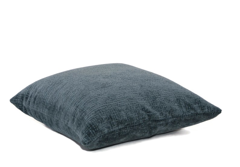 Blue Gray Throw Pillow Cover Boho Pillows Blue Gray Etsy