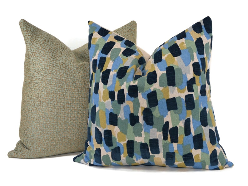 Eclectic Cut Velvet Throw Pillow Cover 20x20 Boho Pillows Etsy