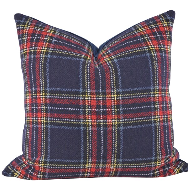 Plaid Throw Pillows Etsy