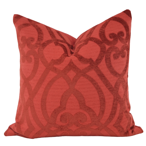 Red Throw Pillow Etsy