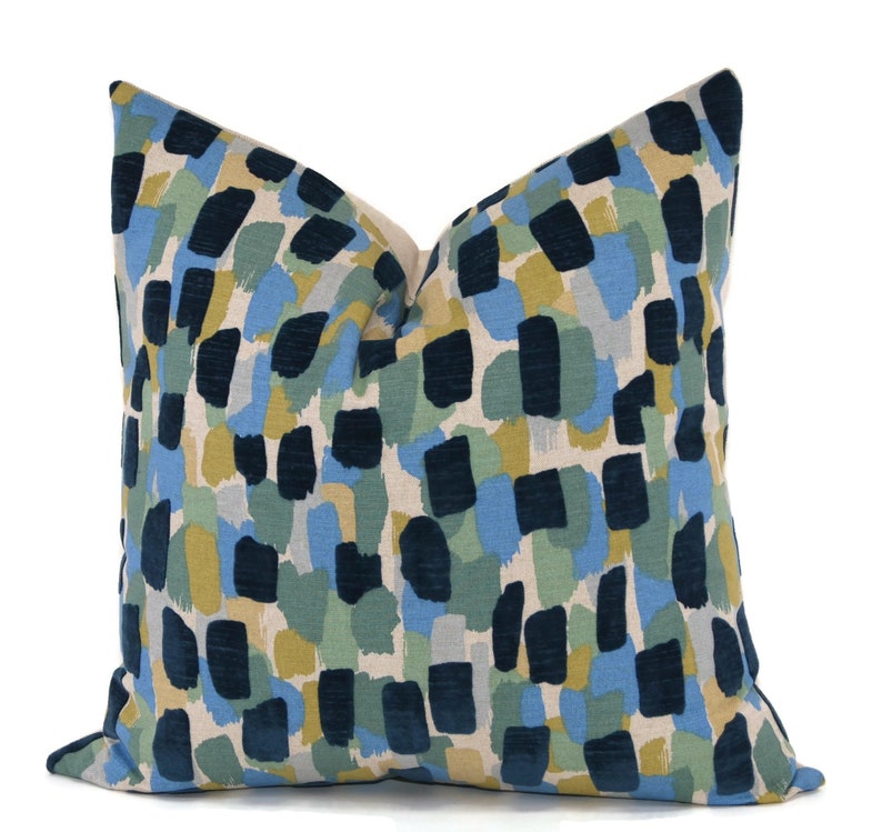 Eclectic Cut Velvet Throw Pillow Cover 20x20 Boho Pillows Etsy