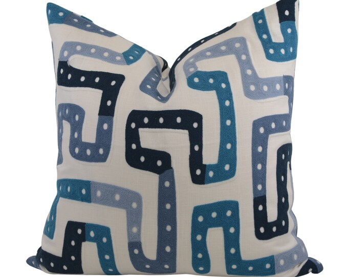 Dark Navy Velvet Pillow Cover Navy Blue Cut Velvet Pillow Etsy