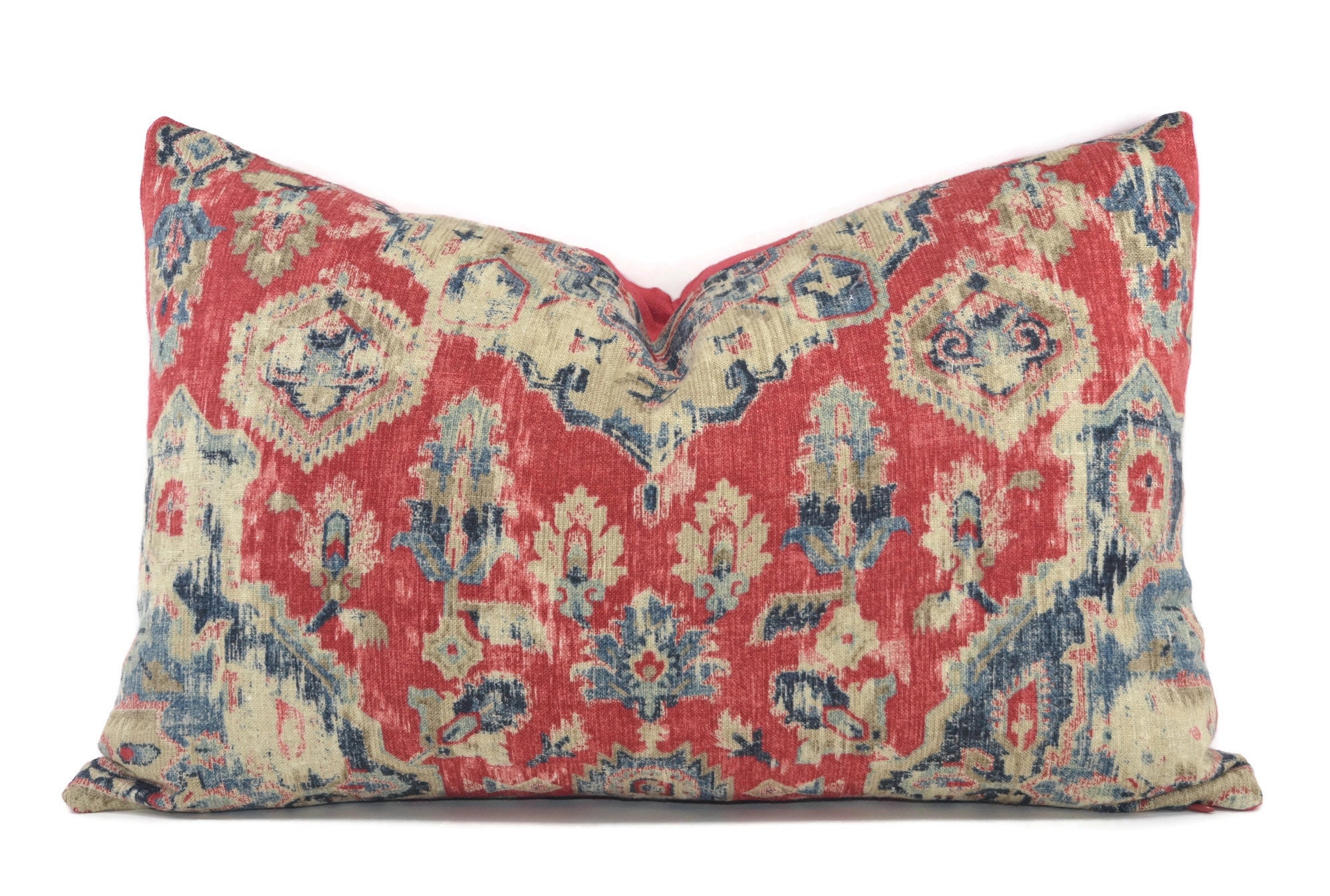 Red and blue pillow covers hotsell