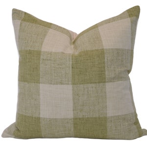 Green buffalo check pillows new arrivals