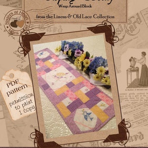 Linens and Old Lace Display Scarf PDF Pattern