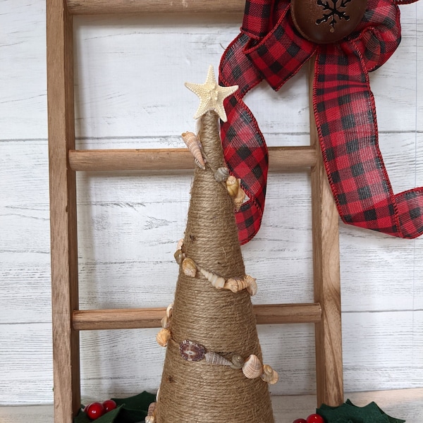 Handmade Seashell Tree | Rustic Coastal Tree | Coastal Tree | Coastal Holiday Decor | Shell Tree | Coastal Wedding Decor | Coastal Decor