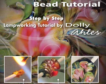 Watercolor Floral Bead Tutorial - Step by Step Lampworking Tutorial DVD by Dolly Ahles Palmer