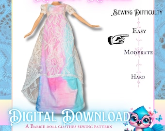 Regency Reverie: A Whimsical Digital Sewing Pattern