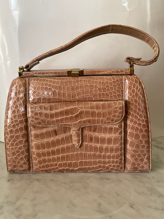 Bordeaux alligator handbag Louis Vuitton Brown in Alligator - 25166569