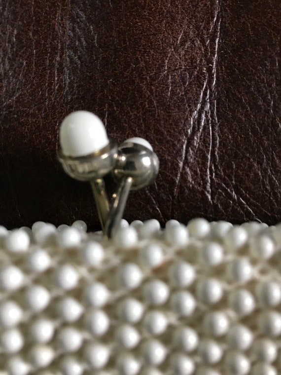 Vintage Corde-bead Purse Corde-Bead Handbag Kissl… - image 8