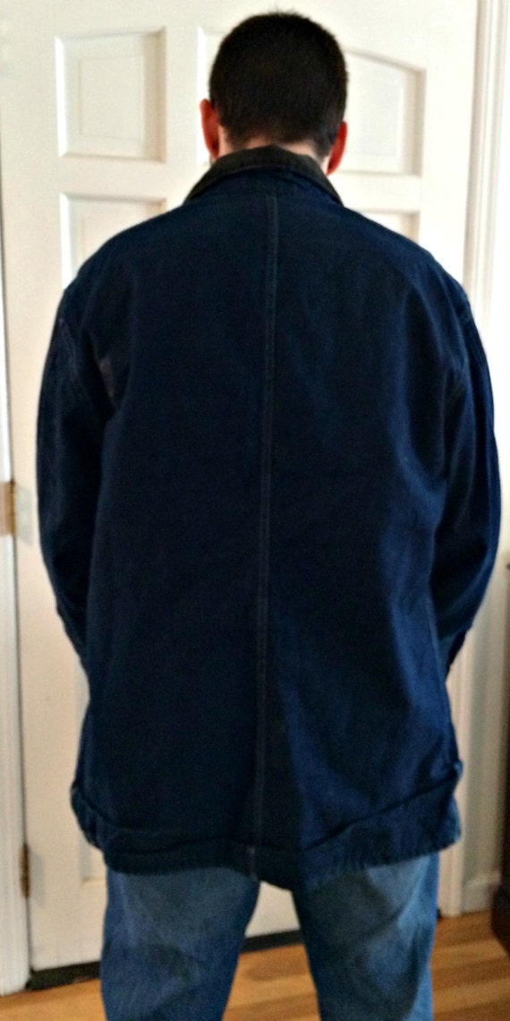 Vintage Denim Jacket Rheingold Beer NYC Delivery Driv… Gem