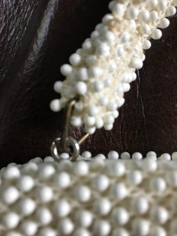 Vintage Corde-bead Purse Corde-Bead Handbag Kissl… - image 5