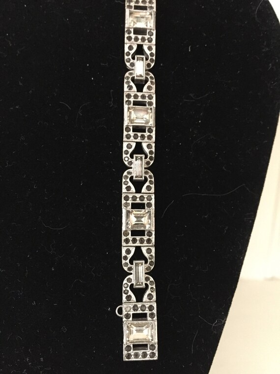 Vintage Rhinestone Bracelet - image 4