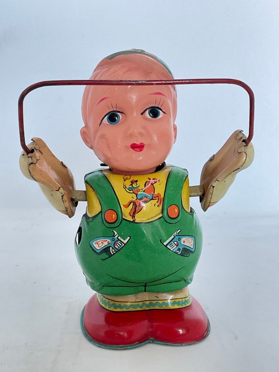 Diagnostiseren Strikt Springplank Vintage opwindspeelgoed Nikko Toys 1940S-50S Tin Litho en - Etsy België