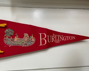 Vintage Souvenir Felt Pennant