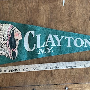 Vintage Souvenir Felt Pennant