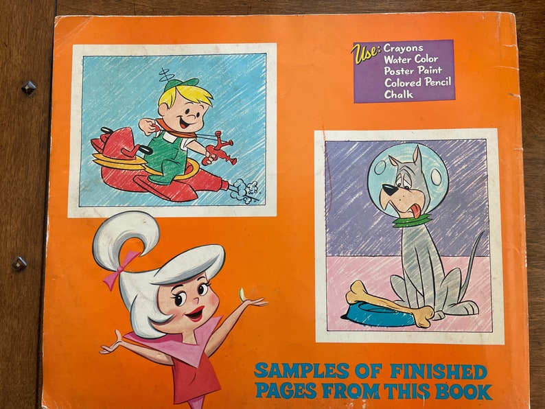 Vintage the Jetsons Color by Number Coloring Book Etsy