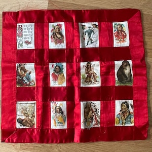 tobacco silk quilt Cigarette silks, cigar flannels and ribbons in quilts Traditional Tobacco Quilt Made from