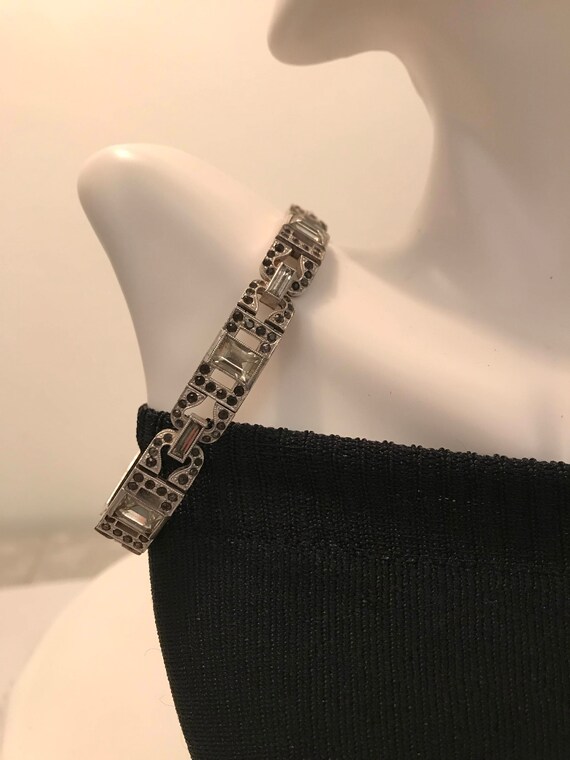 Vintage Rhinestone Bracelet - image 3