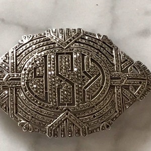 Sterling Silver Brooch Pin Vintage Signed Ciner Designer Jewelry