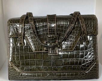 Antique of the Week: Vintage Lucille de Paris Alligator Bag