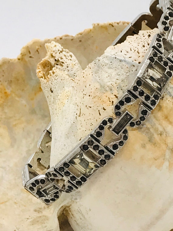 Vintage Rhinestone Bracelet - image 2