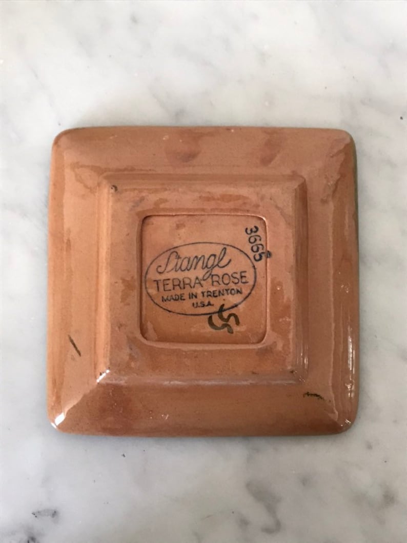Stangl Terra Rose Ashtray Stangl Pottery American Art Pottery
