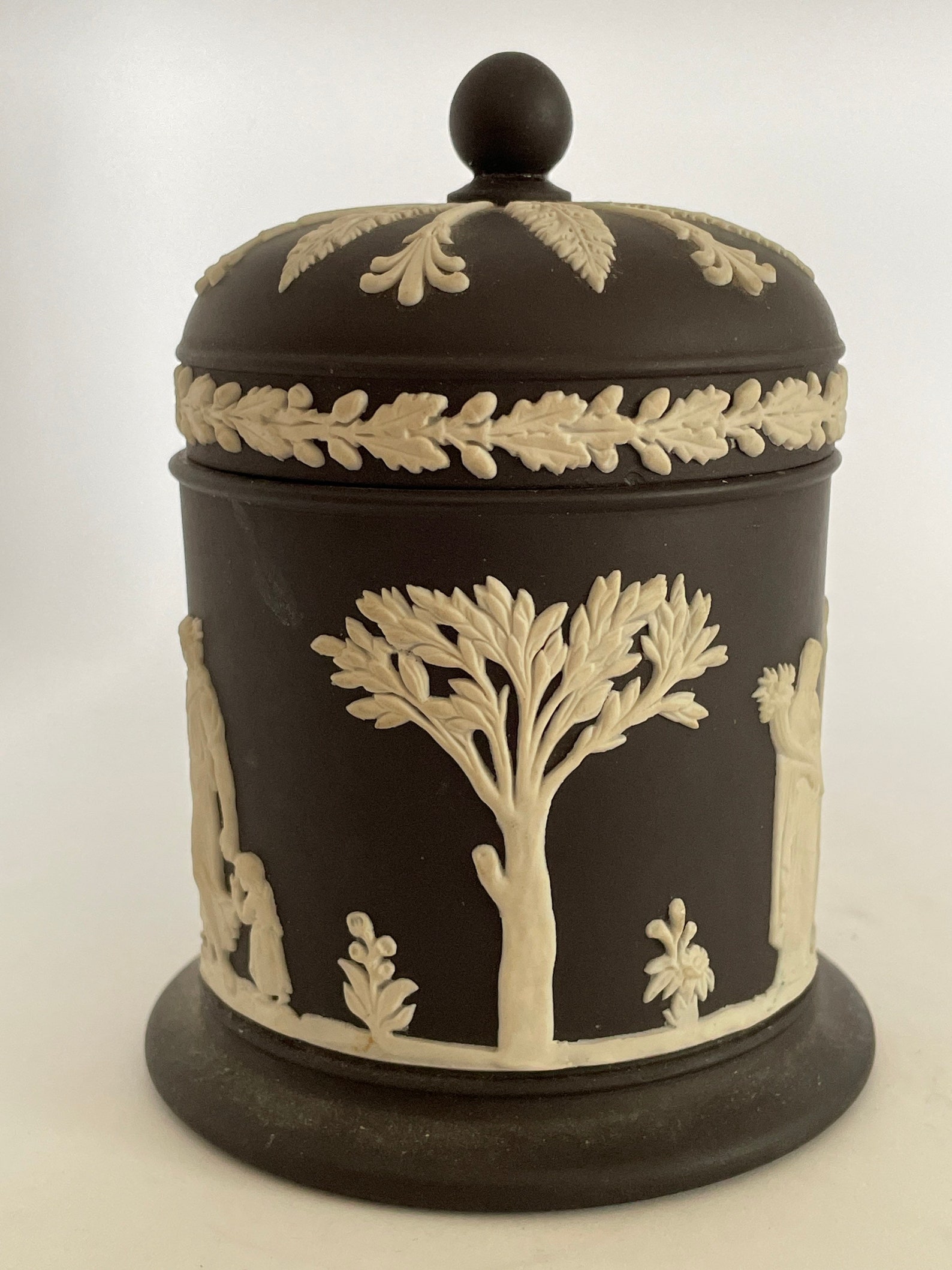 Vintage Wedgwood Black JasperWare Neoclassical Maiden Cherub Etsy