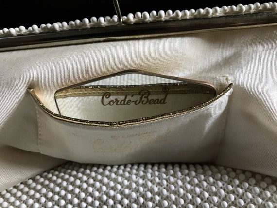 Vintage Corde-bead Purse Corde-Bead Handbag Kissl… - image 4