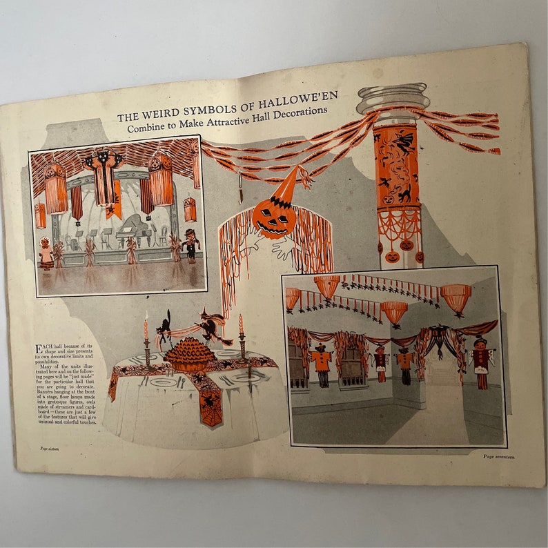 Vintage Halloween Dennisons Bogie Book Suggestions For Halloween 1925 Vintage Halloween Dennisons Bogie Book Suggestions For Halloween 1925
