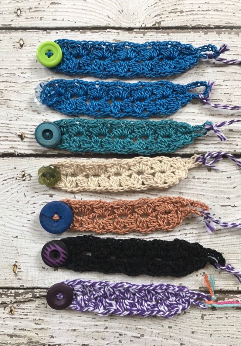 Kid/'s Crochet bracelet READY TO SHIP