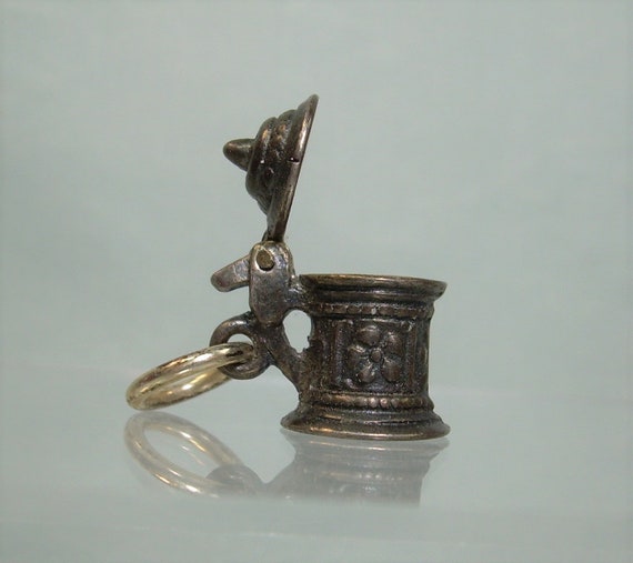 800 SILVER STEIN Charm Pendant-Vintage Almost Ste… - image 3