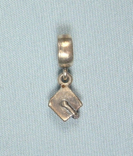 Graduation Tassle Sterling Silver Charm Graduation Tassle Sterling Silver Charm