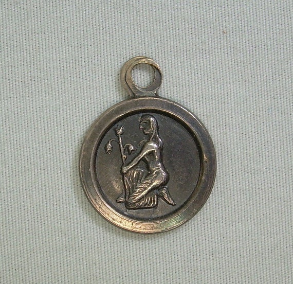 STERLING VIRGO The Virgin Maiden Charm Pendant-Vi… - image 10