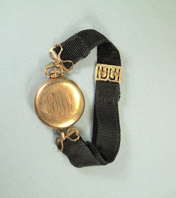 12K ROSE GOLD VICTORIAN Watch-vintage Antique Meric Swiss B&N