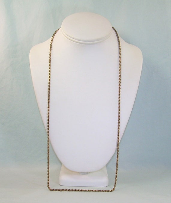 Italian Inch Long Rope Chain 30