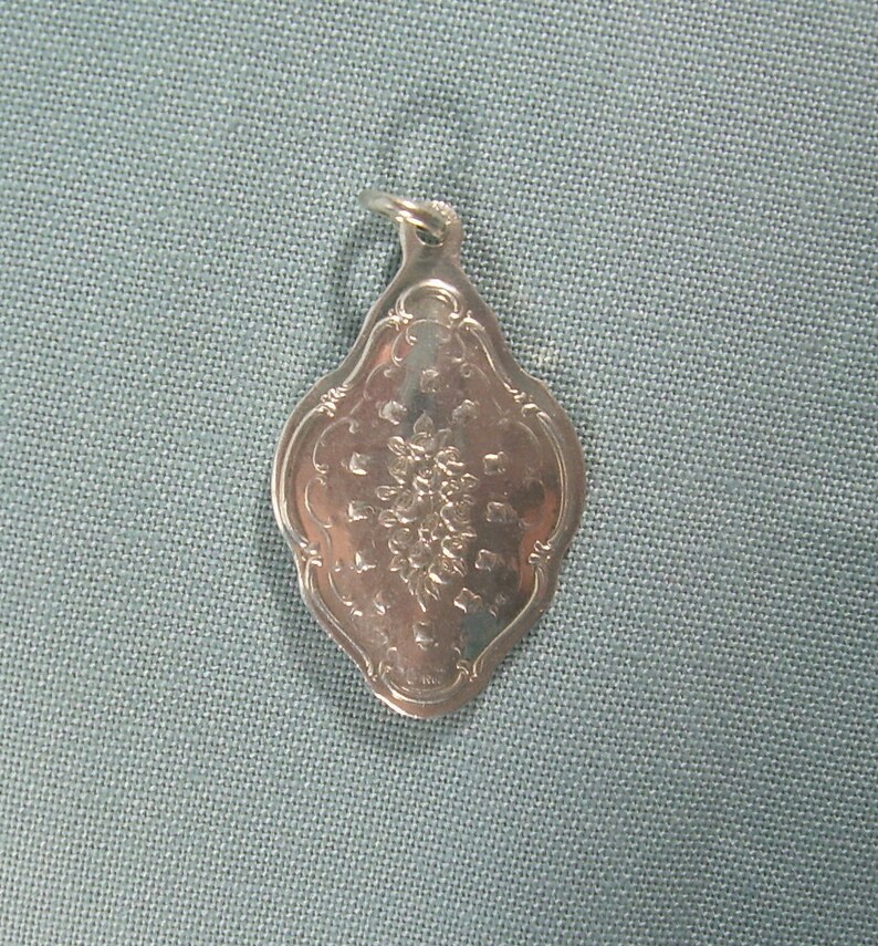 12th In Series 1982 Towle Twelve Drummers Charm Pendant-Vintage Sterling Silver-12 Days Christmas-Mini Miniature Ornament-Twelfth-2076