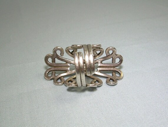 9.1g STERLING SCROLLS Ring Adjustable-Vintage 925… - image 6