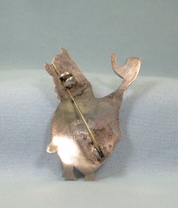 STERLING DANISH VIKING Pin Brooch-Vintage 925 Silver-… - Gem