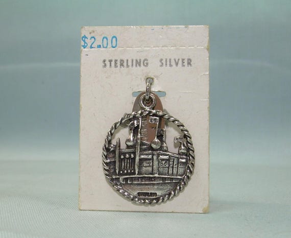 Ear of Corn Charm Sterling Silver Antiqued Finish Ear of Corn Charm Sterling Silver Antiqued Finish