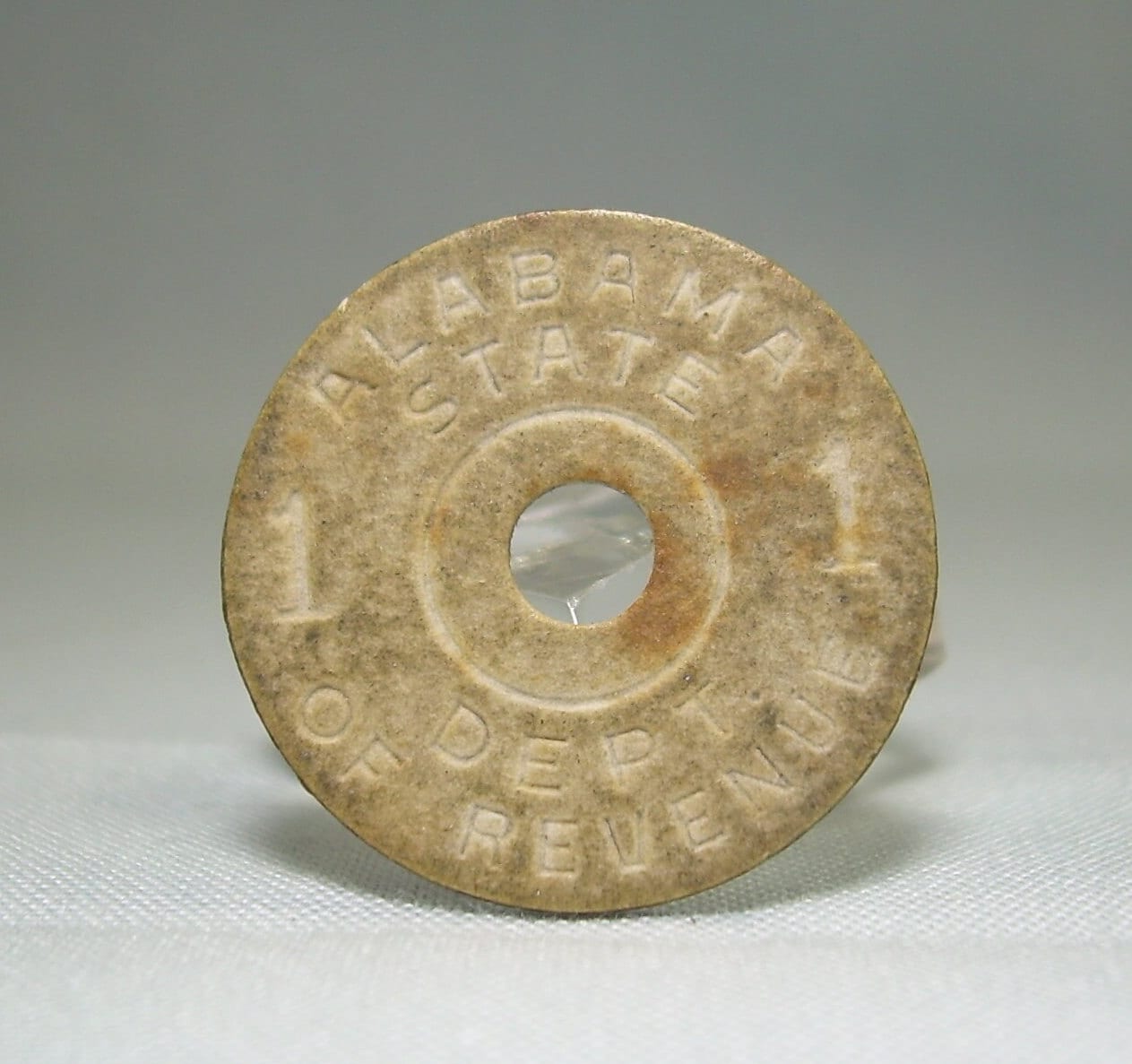 アンティーク タックス トークン コイン - ヴィンテージ 段ボール - アラバマ州政府 - 税務局 - 収集価値のある記念品 - 大恐慌 - 売上税  - Etsy 日本