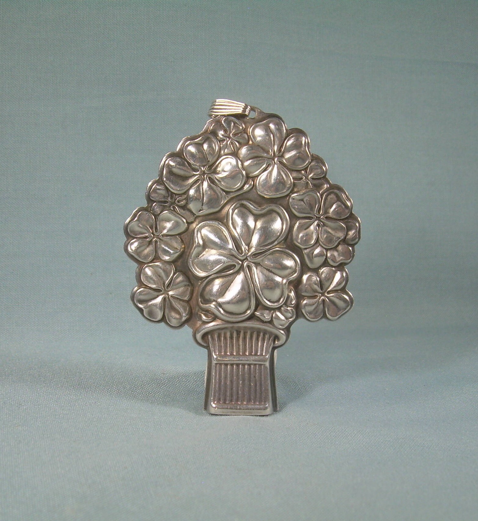 LUCKY SHAMROCK CLOVER Whistle Ornament PendantVintage Etsy