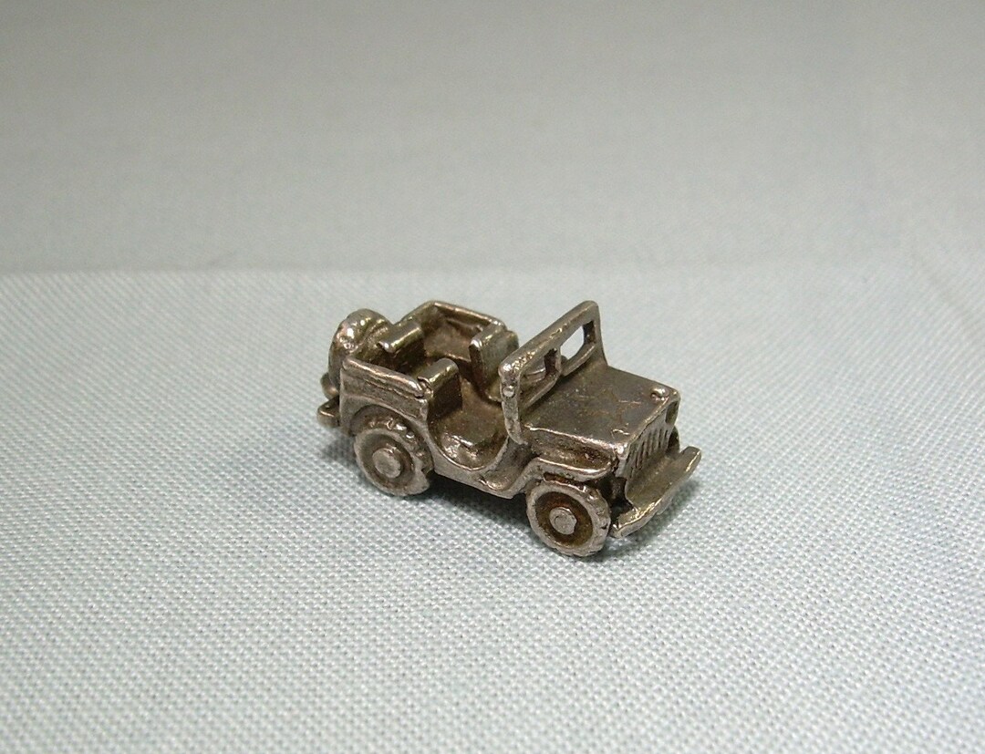 Awesome Sterling JEEP Vintage Charm For Sale On Ruby Lane