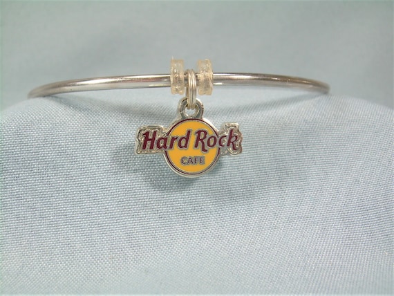 STERLING HARD ROCK Cafe Bangle Armband-Vintage 925 Zilver - Etsy Nederland