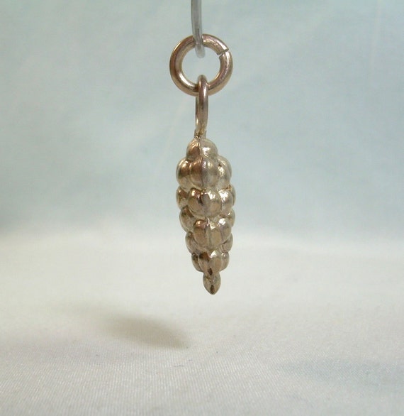 STERLING GRAPES Cluster Charm Pendant-Vintage 925… - image 3