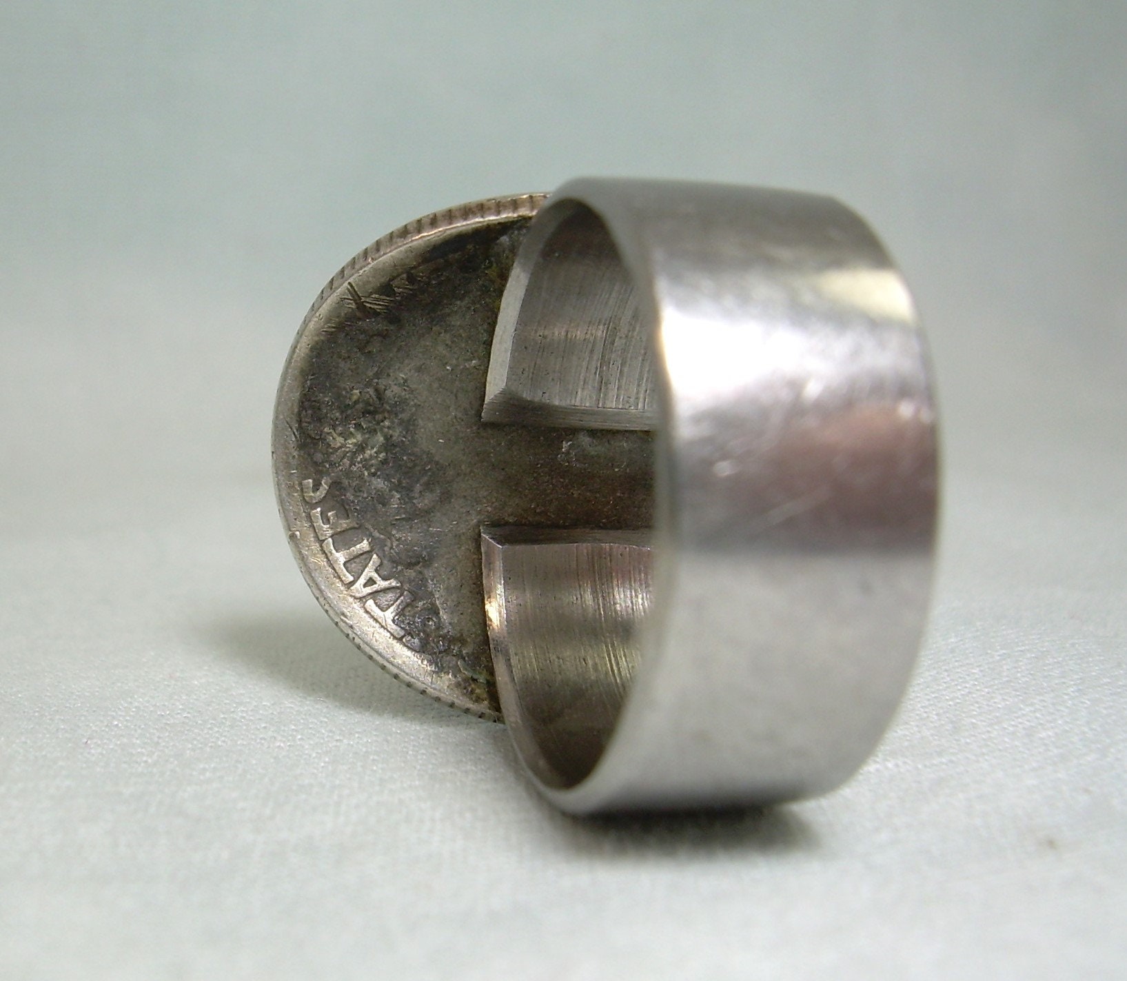 Daime Rind 900 SILVER 1944 US Mercury Winged Liberty Dime Coin Ring Size 3-3/4 ...