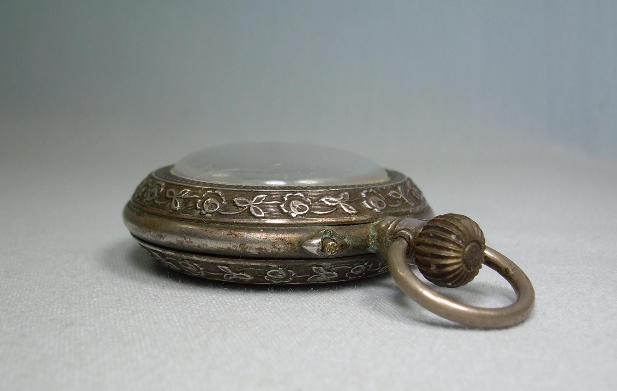 800 SILVER SWISS Ladies Pocket Watch-vintage Antique Almost